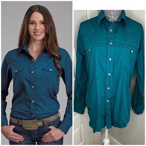 Womens roper western shirt Medium
